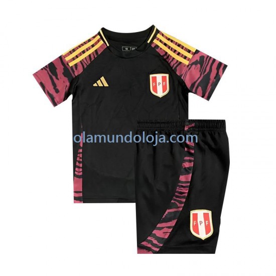 Camisola Peru Criança Equipamento Segundo 2024 Manga Curta